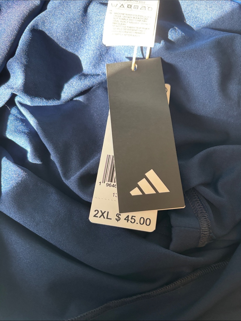 adidas Navy Blue Athletic Skirt with Built-In Shorts - Picture 5 of 5